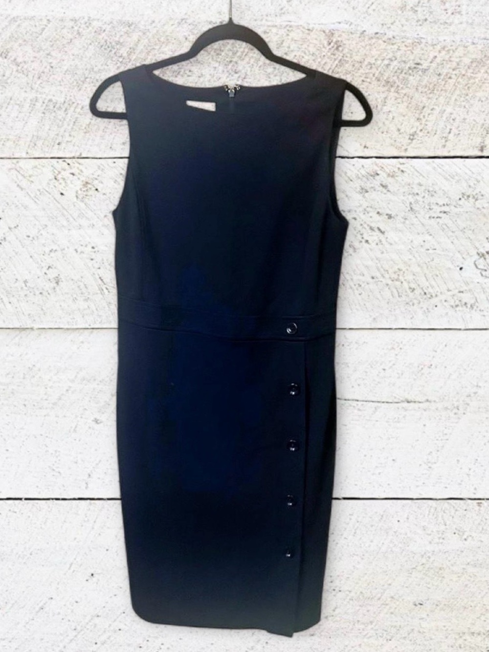 Talbot’s Sleeveless Black Sheath Dress - Classic Office Dress